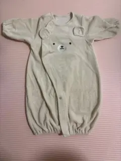 2wayオール　くま　赤ちゃん本舗　お着替え応援　マジックテープ