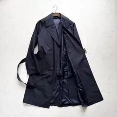 ユニバーサルランゲージ カシミヤ ソロテックス タイロッケンコート 紺 XLのサムネイル