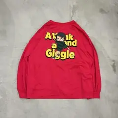 【希少4L】ベティちゃん バックプリント y2k ピンク ゆるだぼ 美品