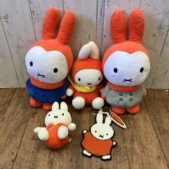 ミッフィー ウサギ ぬいぐるみ まとめ売り 5体 人形 マスコット おもちゃ