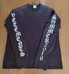 VETEMENTS 16ss アームロゴプリント長袖カットソーのサムネイル