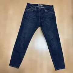 ZARA ダークデニム スリムフィットパンツのサムネイル