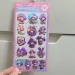 か*り様 ぷくぷくシール　オーロラシール