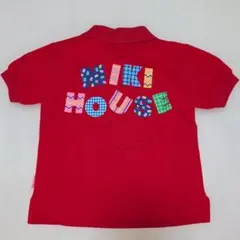 美品/80s】ミキハウス ポロシャツ デカロゴ 赤 M ヴィンテージ - メルカリ