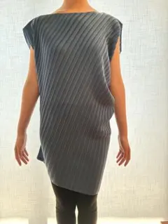 美品]PLEATS PLEASE ノースリーブチュニック ロングトップス - メルカリ