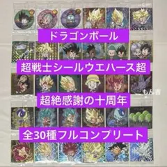 ドラゴンボール 超戦士シールウエハース超 超絶感謝の十周年 フルコンプリート ⑦