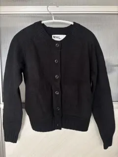【美品】MHL. ブラック カーディガン サイズII