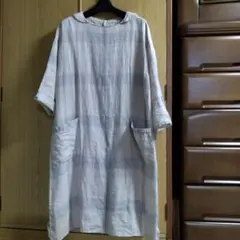 ネストローブ nest robe　リネンワンピース　最終値下げのサムネイル