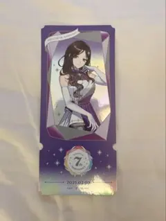 にじさんじ 7周年 7th anniversary チケット風カード - メルカリ