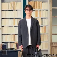 ナイロンリップデュラブルジャケット　ワークマン【ブラック】【Mサイズ】のサムネイル