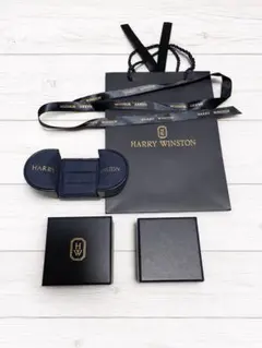 HARRYWINSTON ハリーウィンストン リングケース 空箱 紙袋　ダブル HARRYWINSTON ハリーウィンストン リングケース 空箱 紙袋 ダブル