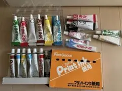 プリントゴッコ インク大量セット まとめ売り RISO 理想科学工業 希少