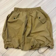 【H&M】カーキ色 ポケット付きスカート