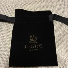 ALEXANDRE DE PARIS 巾着 ポーチ ブラックのサムネイル
