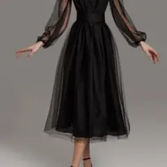 結婚式ドレス ワンピース お呼ばれ キャバ パーティー 二次会 新品 ブラック