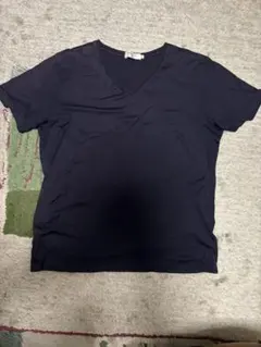 EDIFICE Vネック Tシャツ ネイビー サイズ42のサムネイル