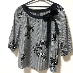 マークジェイコブス　ギンガムチェック×花柄　チュニックのサムネイル