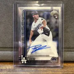 Topps Chrome 2025 RC オート カスパリウス Dodgers