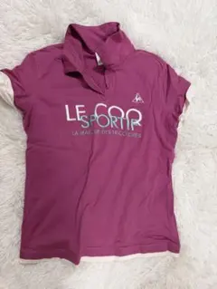 LE COQ SPORTIF ポロシャツ 紫