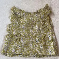 肩フリルトップス