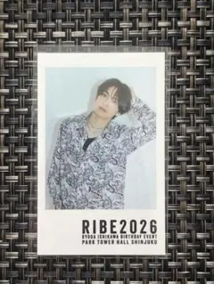 石川凌雅 バースデーイベント バーイベ チェキ風カード RIBE 2026