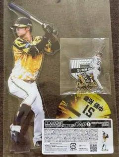 阪神タイガース 中野拓夢 2025 セ・リーグ優勝記念くじ アクリルスタンド
