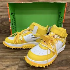 未使用 Off-White × Nike Air Force 1 Mid SP