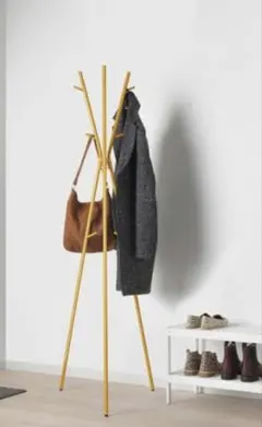 IKEA イケア　EKRAR エクラール ポールハンガー - ダークイエロー