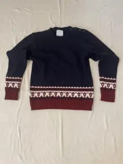 【極美品】02DERIV. ノルディック柄 ニットセーター