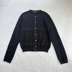DAMAcollection ダーマコレクション黒 長袖カーディガン　Mサイズのサムネイル