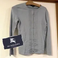 Burberry 水色　ロゴ入りカーディガンのサムネイル