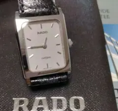 【RADO DIASTARダイヤスター時計宝石店購入　腕時計　ベルトブラック】のサムネイル