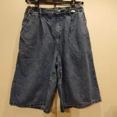GU キッズ デニム ハーフパンツ 150センチ