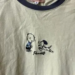 スヌーピー　Tシャツ　ラグラン　Vintage PEANUTS Tシャツ Mのサムネイル