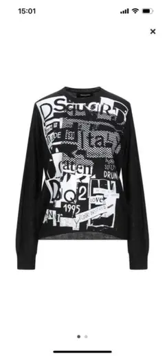 Dsquared2 グラフィックプリント 長袖Tシャツ