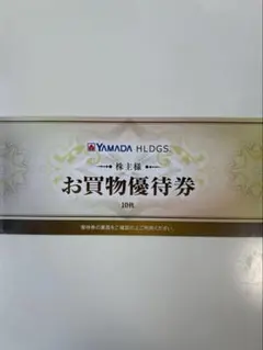 ヤマダ電機　お買物優待券　500×10枚　5,000円分