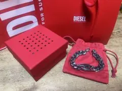 DIESEL シルバー チェーンブレスレット