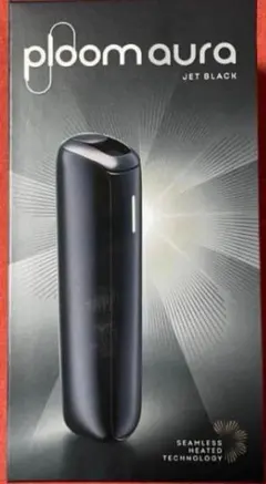 【未開封、未登録】ploom aura 電子タバコ本体ブラック…ケース付き