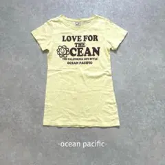 ocean pacific/ロゴプリントTシャツ/L/イエロー/コットン100%のサムネイル