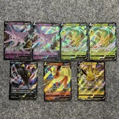 ポケカ ブイズV RR 7枚セット ブラッキー エーフィ イーブイヒーローズ