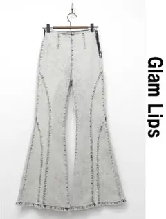 O365/美品 Glam Lips マルチシーム フレアデニム 1 グレー