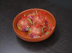 【未使用品】中国茶器 アロマポット用ミニチュア急須 茶船4点セット