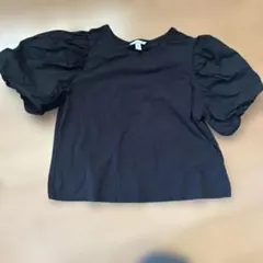 未使用品　H&M 黒 半袖Tシャツ L