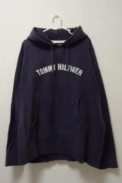 トミーヒルフィガーTOMMY HILFIGER スウェットパーカー文字アーチロゴ