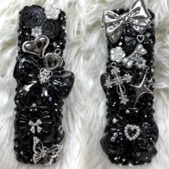 IQOS アイコス　新型対応可♡イルマi ワンケース　デコ　ブラック　黒