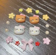 201 ネイルパーツ　ハローキティー　日焼けキティー