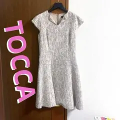 お値下げ♡TOCCA♡半袖ツイードワンピース
