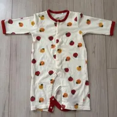フルーツ柄 ロンパース カバーオール 60〜70