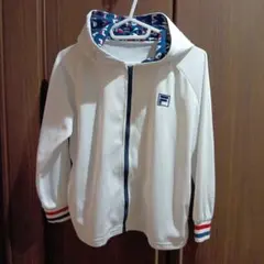 FILA フード付きジャケット ホワイト　140