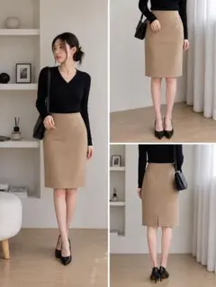 BODY DRESSING 日本製 タイトスカート ベージュ 36 大人のサムネイル